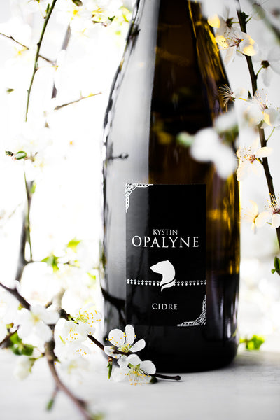 Kystin Opalyne Cider Bottle shot Blanc